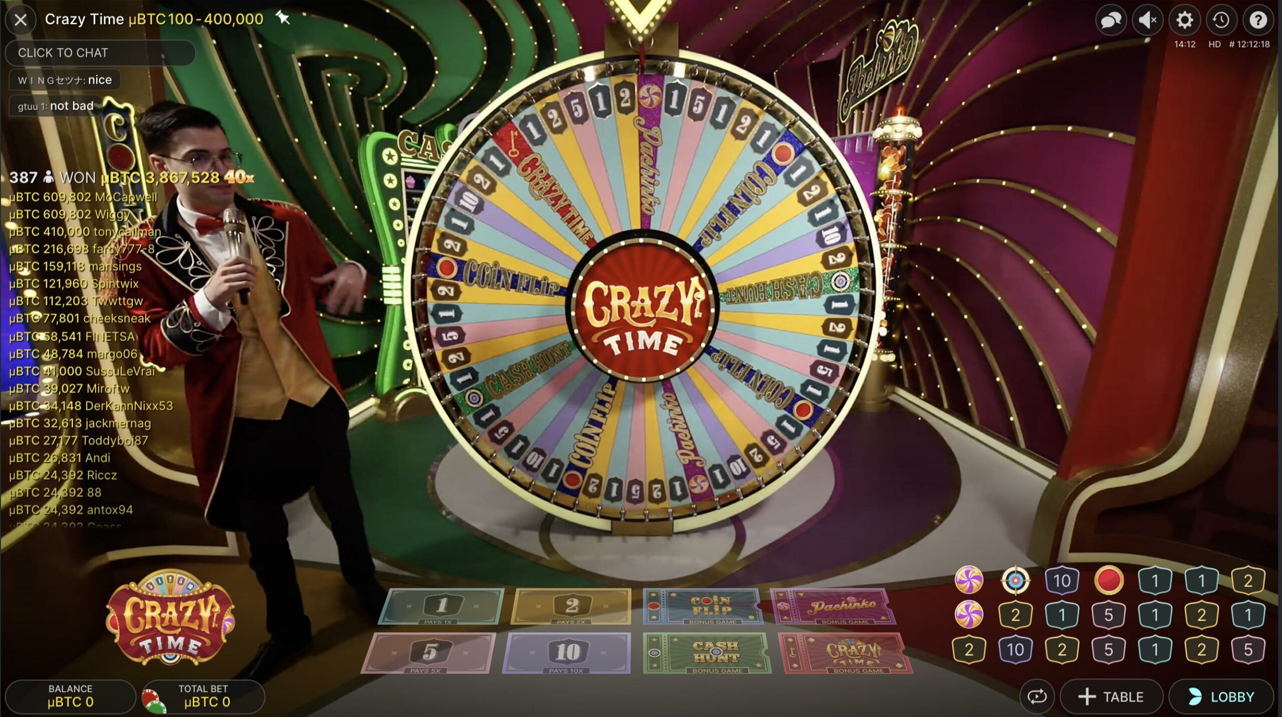 Crazy time casino